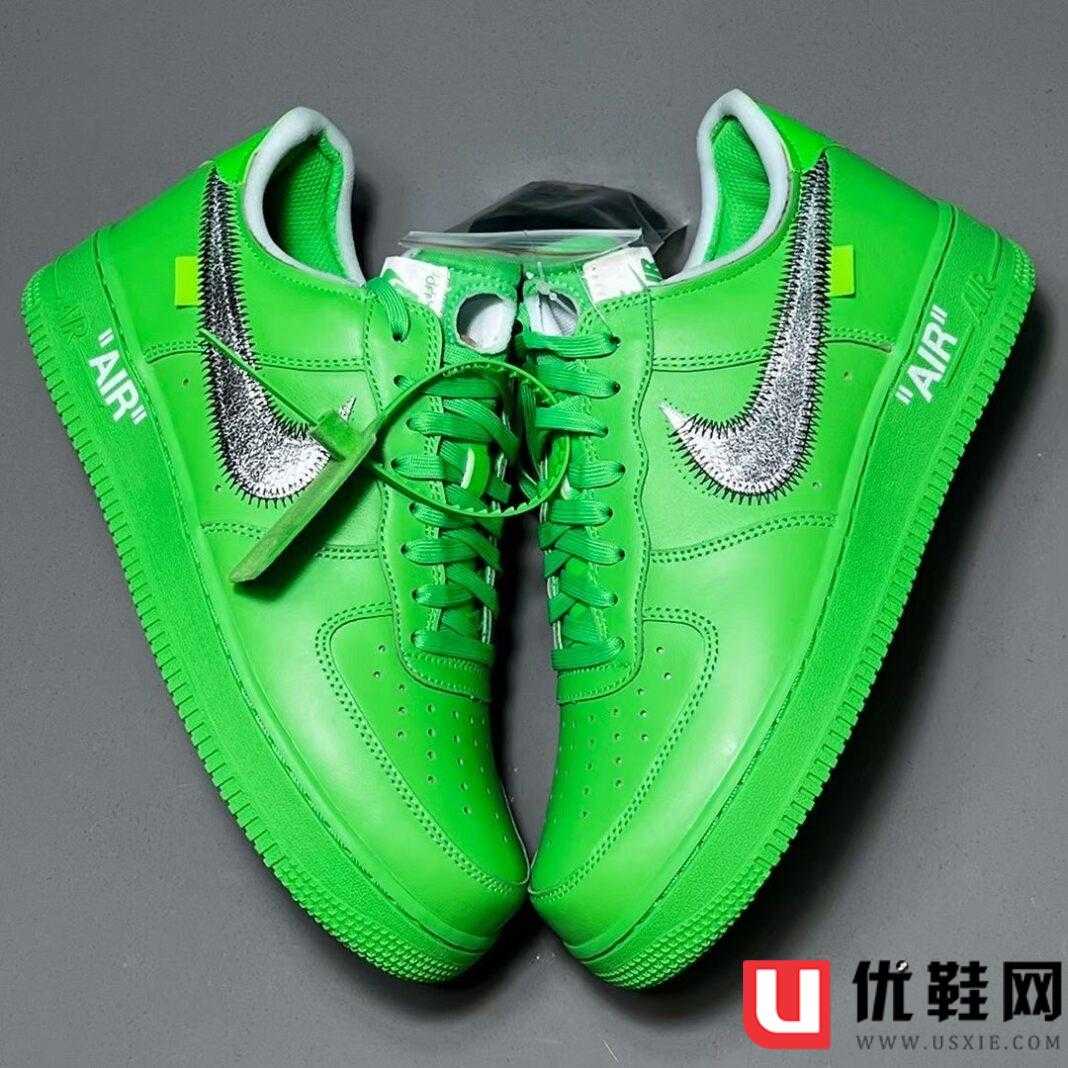 OW,OFF-WHITE,Nike,Air Force 1  今年天价鞋 +1！「绿色艺术馆」OW x AF1 即将发售！